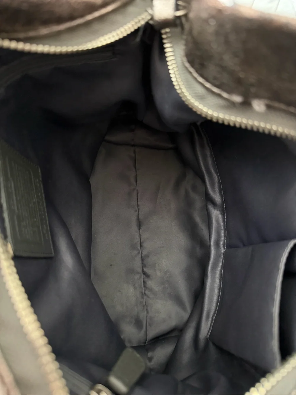 Coach leather shoulder